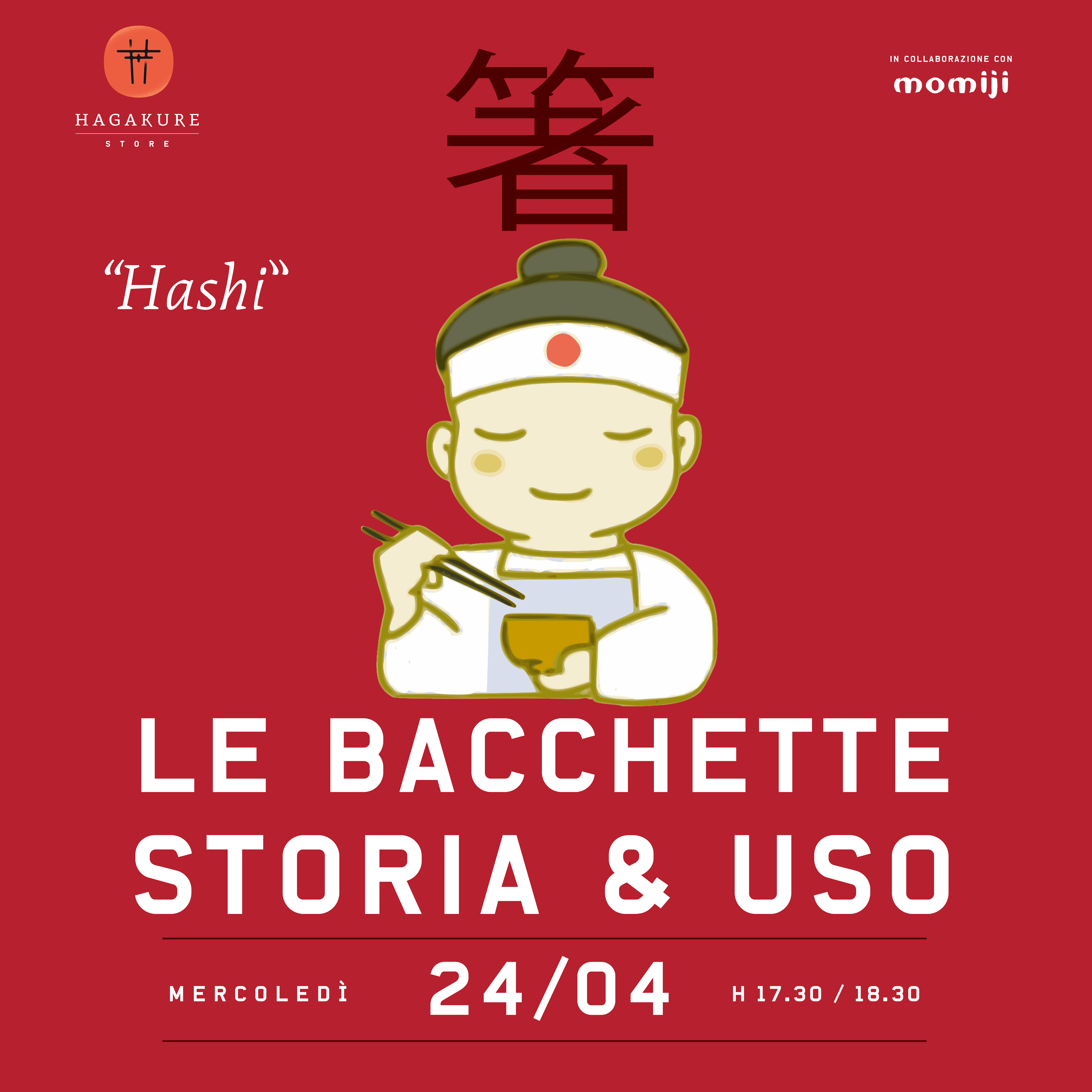 hagakure sushi fusion LE BACCHETTE - STORIA & USO